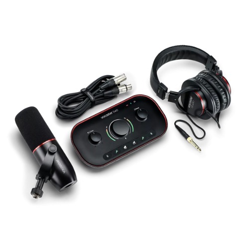Focusrite Vocaster Two Studio Kit for Two-Person Podcasting