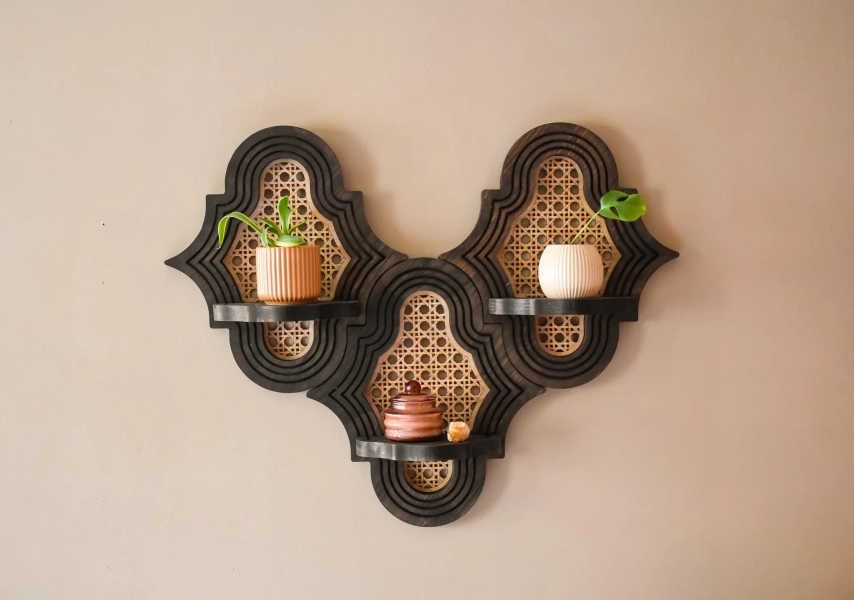 Ornate shelves