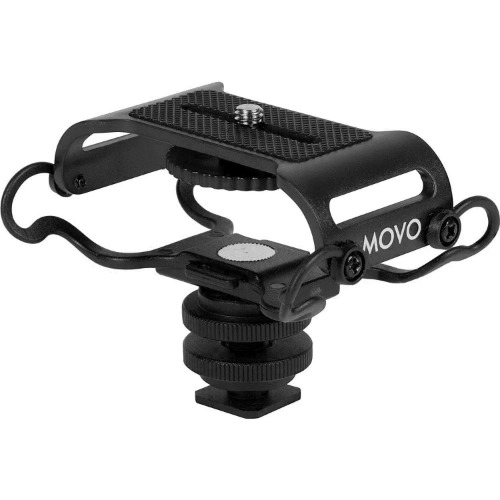 Universal Microphone and Portable Recorder Shock Mount | SMM5 | Movo - Black