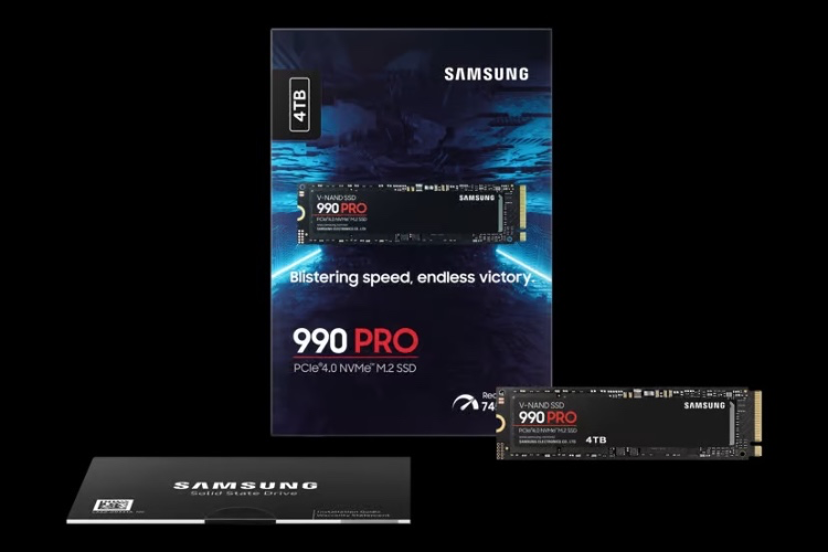 SAMSUNG E 4TB 990 PRO NVME SSD