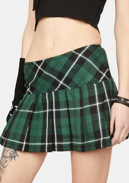 Kush Pleated Mini Skirt | Small