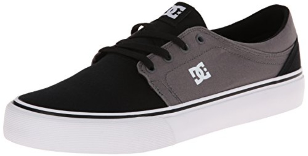 DC Women's Trase Tx Skate Shoes - 11.5 - Black/Dk Shadow