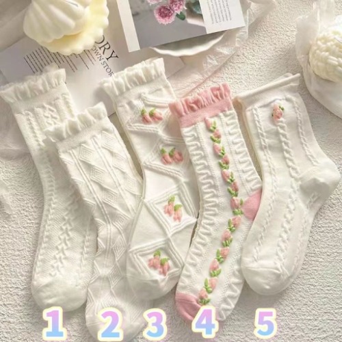 Textured Angelic Socks - No4