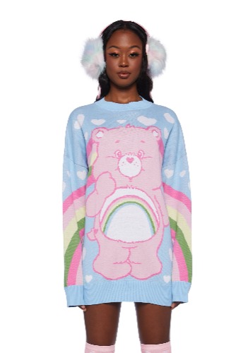 Funshine Time Oversized Sweater | BLUE / XL/XXL