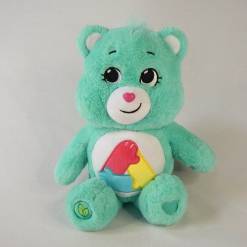 2023 Care Bears Exclusive Unity Bear Plush Teal Green 14" Stuffed Toy Panda Pop