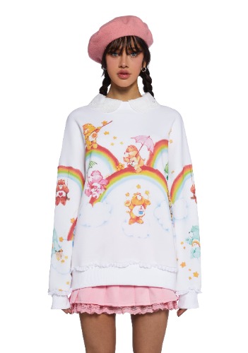 Dreamy Days On A Cloud Collard Sweatshirt | MULTI / X-Large