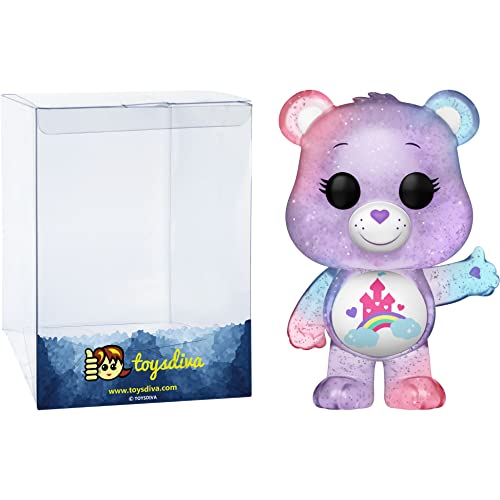 Care-a-lot-Bear (Chase): P o p ! Animation Vinyl Figurine Bundle with 1 Compatible 'ToysDiva' Graphic Protector (1205-61557 - B/A)