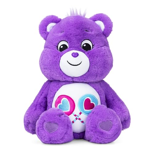 Care Bears Share Bear Stuffed Animal, 14 inches , Purple