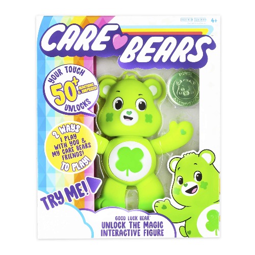 Care Bears Good Luck Bear Interactive Collectible Figure - Good Luck Bear