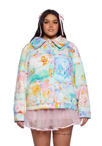 Plus Friendship Forever Twill Jacket | MULTI / 1X/2X