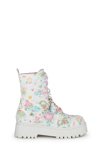 Happy Steps Combat Boot | WHITE / US 7