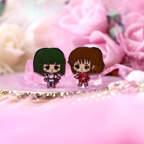 Small Haku & Chihiro Pin | BOTH- Haku & Chihiro