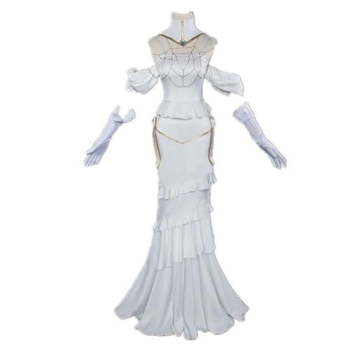 Albedo Cosplay Costumes White Dress Halloween Party Dress Full Set ﻿ - Female XL