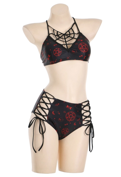 Gothic Pentagram Bikini