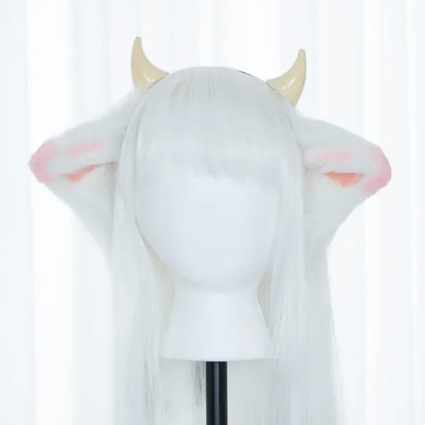 Cow Ears Headband - Pink