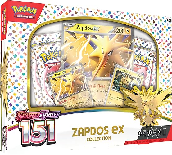 Pokemon TCG Scarlet & Violet 3.5 Pokemon 151 Zapdos Ex Box