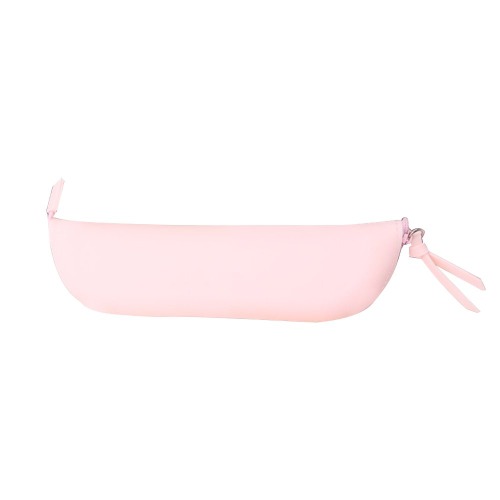 Sassy Silicone Makeup Brush Pouch - Blush Pink