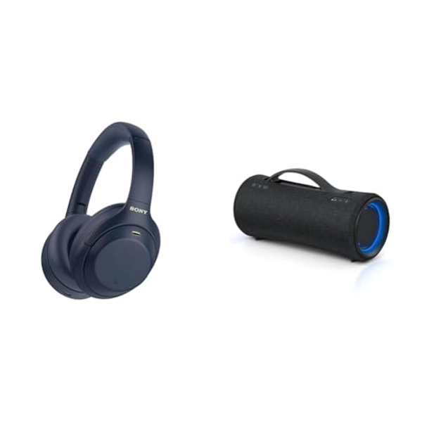 Sony WH-1000XM4 Wireless Premium Noise Canceling Overhead Headphones & SRS-XG300 X-Series Wireless Portable-Bluetooth Party-Speaker IP67