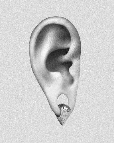 Dark Elf Lobe Cuff™ | Silver / 6mm