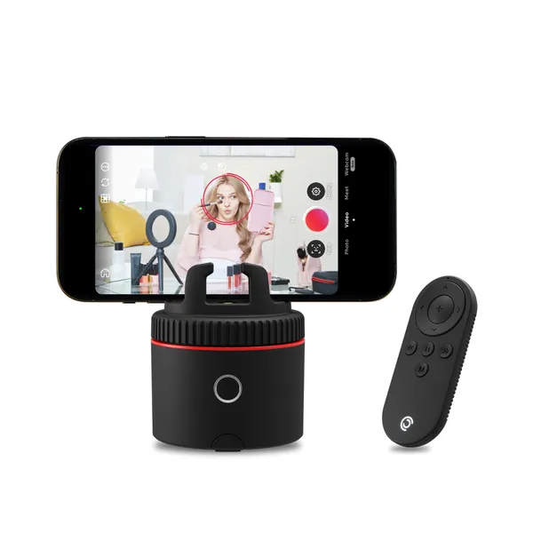Pivo Pod Lite Classic with Remote Control - Auto Tracking Smartphone Holder & Tripod Mount for Content Creators with 360° Handsfree Video Recording