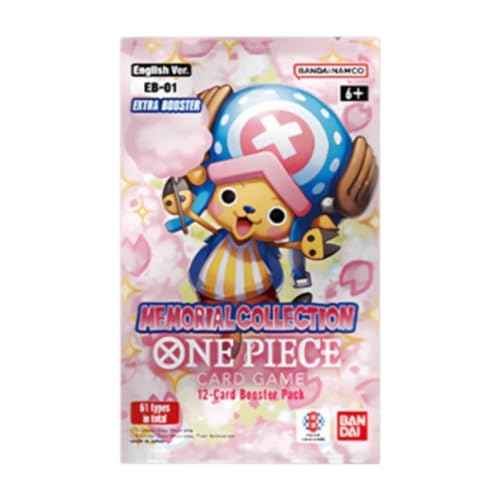One Piece Card Game - EB-01 Memorial Collection Booster - mit 12 Karten pro Pack - ENGLISCH + Heartforcards®