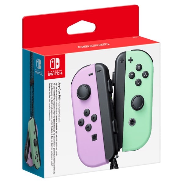 Nintendo Switch Joy-Con Pastel Purple and Pastel Green Controller Set - Nintendo Switch - EB Games Australia