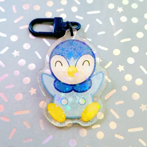 [Pokemon] Piplup Acrylic Charm Keychain