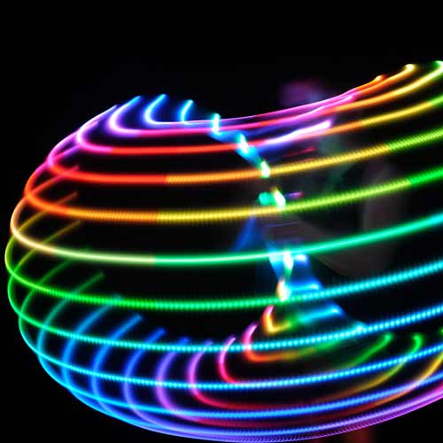 PixelHoop - budget LED Smart Hoop with remote control