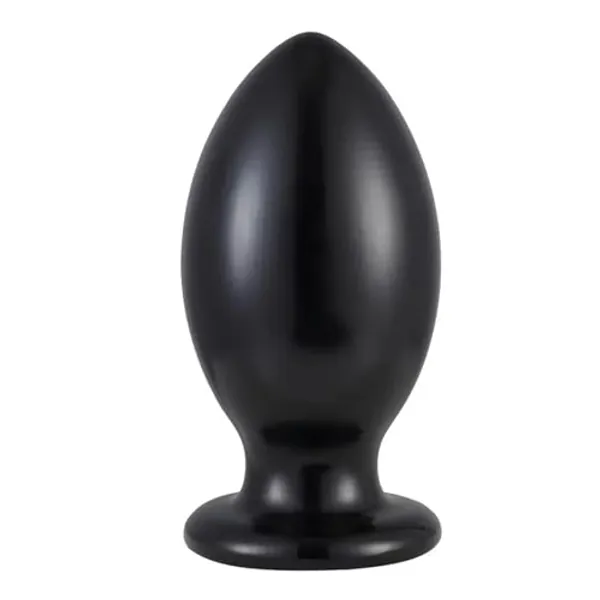 Generic S/M/L/XL/XXL/XXL/XXXL Huge Anal Plug G-Spot Stimulation Prostate Massager Anal Dilator Butt Plug Dildo Anal Ball Sex Toys for Women Men(Black XXXXL)