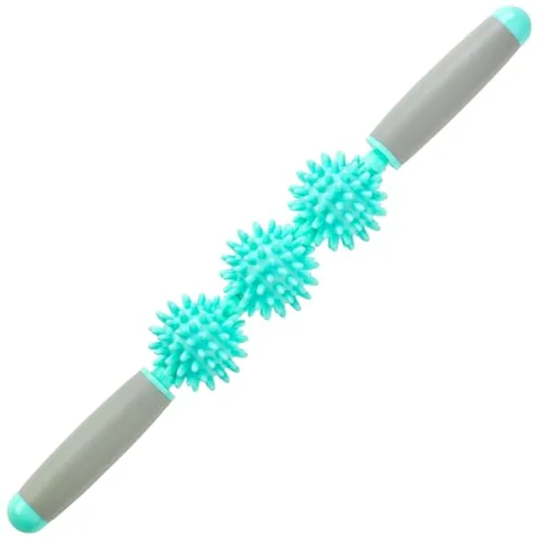 Coolife Fascia Muscle Roller - Cellulite Massager - Fascia Roller for Cellulite and Sore Muscles - Neck, Leg, Back, Body Roller Deep Tissue Massage Stick Tools - 3 Balls Size Version.