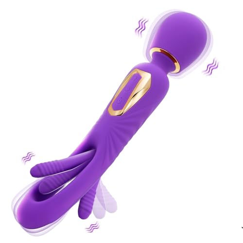 Powerful Flapping Vibrator with 7 Vibration & 10 Flapping Modes Toy,Wand Vibrator Clitoral G-Spot Sex Toys,Rechargeable Ma-gic Massage Nipple Anal Stimulation Dildo Toys for Women & Couples