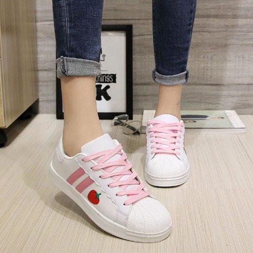 Sweet Strawberry Runners - White / 5