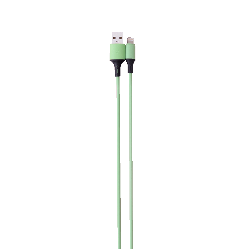 Rainbow Extra-Long Charging Cable (5.9ft) - Green