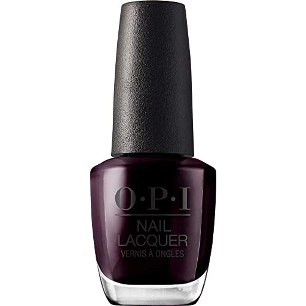OPI Nail Lacquer, Black Cherry Chutney, Red Nail Polish, 0.5 fl oz