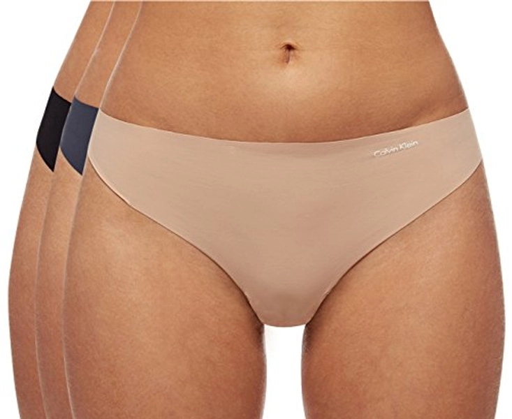 Calvin Klein Women's Invisibles Thong Multi-Pack Panty