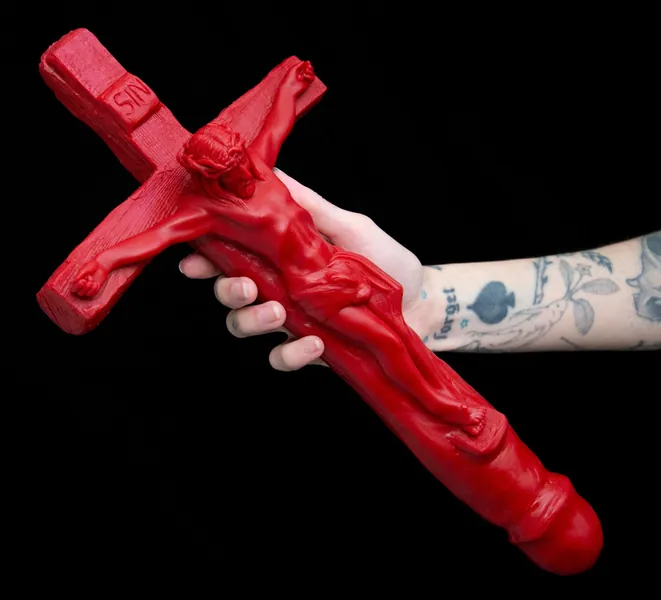 Crucifix Dildo - Cross Sex Toy - Crucicock
