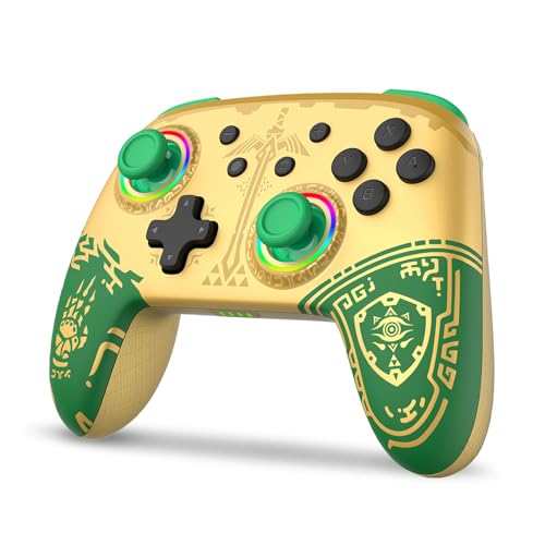 IINE Wireless Switch Pro Controllers for Nintendo Switch, Gamepad with NFC, Dual Motor, Motion Controls, Adjustable Lights, Vibration Feedback, Ergonomic Design