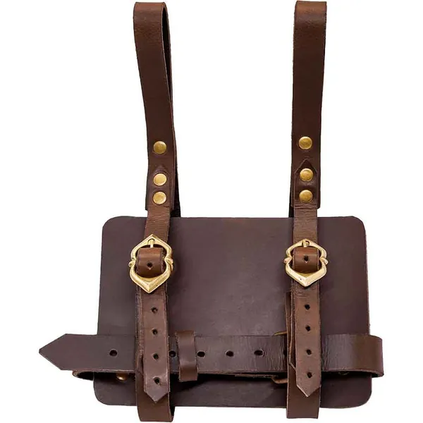 Ballad Monger Leather Journal Holder - Brown - Medieval Collectibles