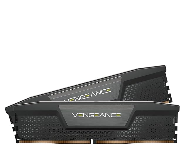 CORSAIR VENGEANCE DDR5 RAM 16GB (2x8GB) 5200MHz CL40-40-40-77 1.25V Intel XMP Desktop Computer Memory - Black (CMK16GX5M2B5200C40) - 16GB (2x8GB) - Black