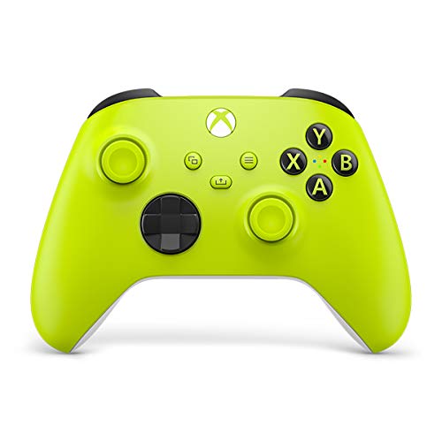 Xbox Wireless Controller Electric Volt - Wireless & Bluetooth Connectivity - New Hybrid D-Pad - New Share Button - Featuring Textured Grip - Easily Pair & Switch Between Devices - Electric Volt