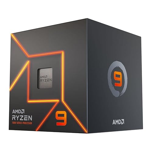 AMD Ryzensets 9 7900 Processor (radeon graphics integrated, 12 cores/24 threads, 65W TDP, AM5 Socket, Cache 76MB, up to 5.4 GHz max boost, wraith prism cooler) - Ryzen 9 7900