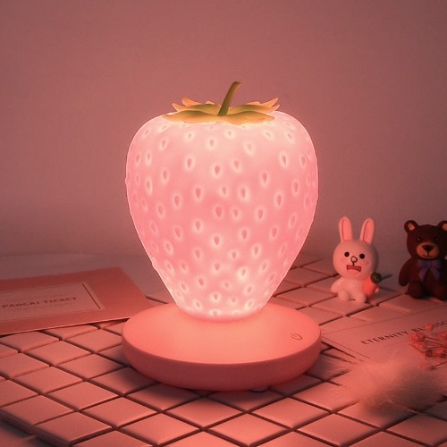 Strawberry Nursery Night Light - Pink Berry