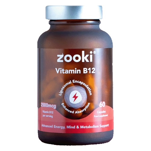 Vitamin B12 Zooki Capsules | 90 servings / Unflavoured