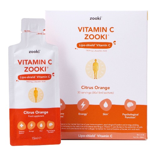 Vitamin C Zooki | 360 servings / Citrus Orange
