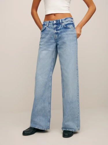 Cary Low Rise Slouchy Wide Leg Jeans