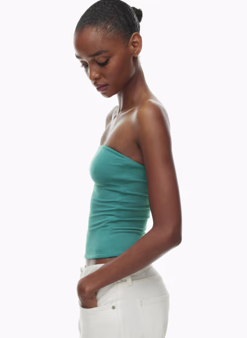 contour tube top | Oxidized Teal / S