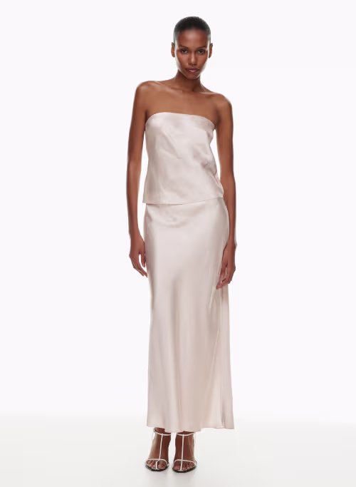 midtown satin tube top | denude / S