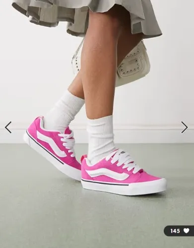 Vans – Knu Skool – Sneaker in Rosa