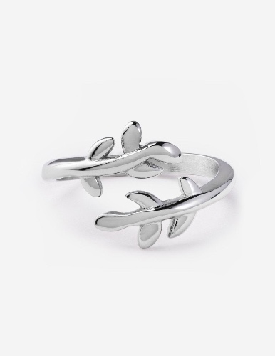 Olive Branch Ring | 9 / Silver