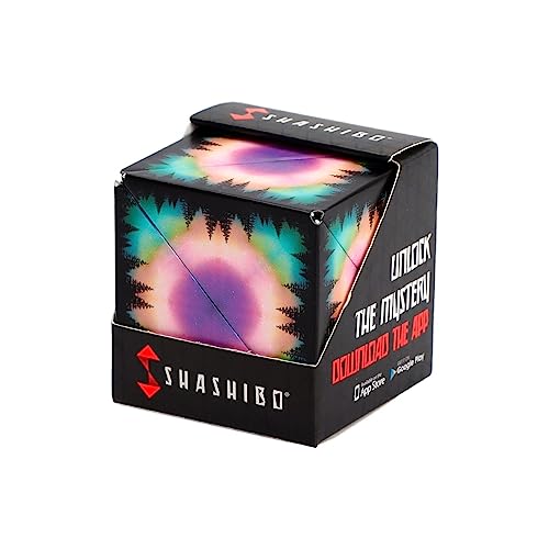 SHASHIBO Shape Shifting Box - Award-Winning, Patented Fidget Cube w/ 36 Rare Earth Magnets - Transforms Into Over 70 Shapes, Download Fun in Motion Toys Mobile App (Moon - Explorer Series) - Moon - 1